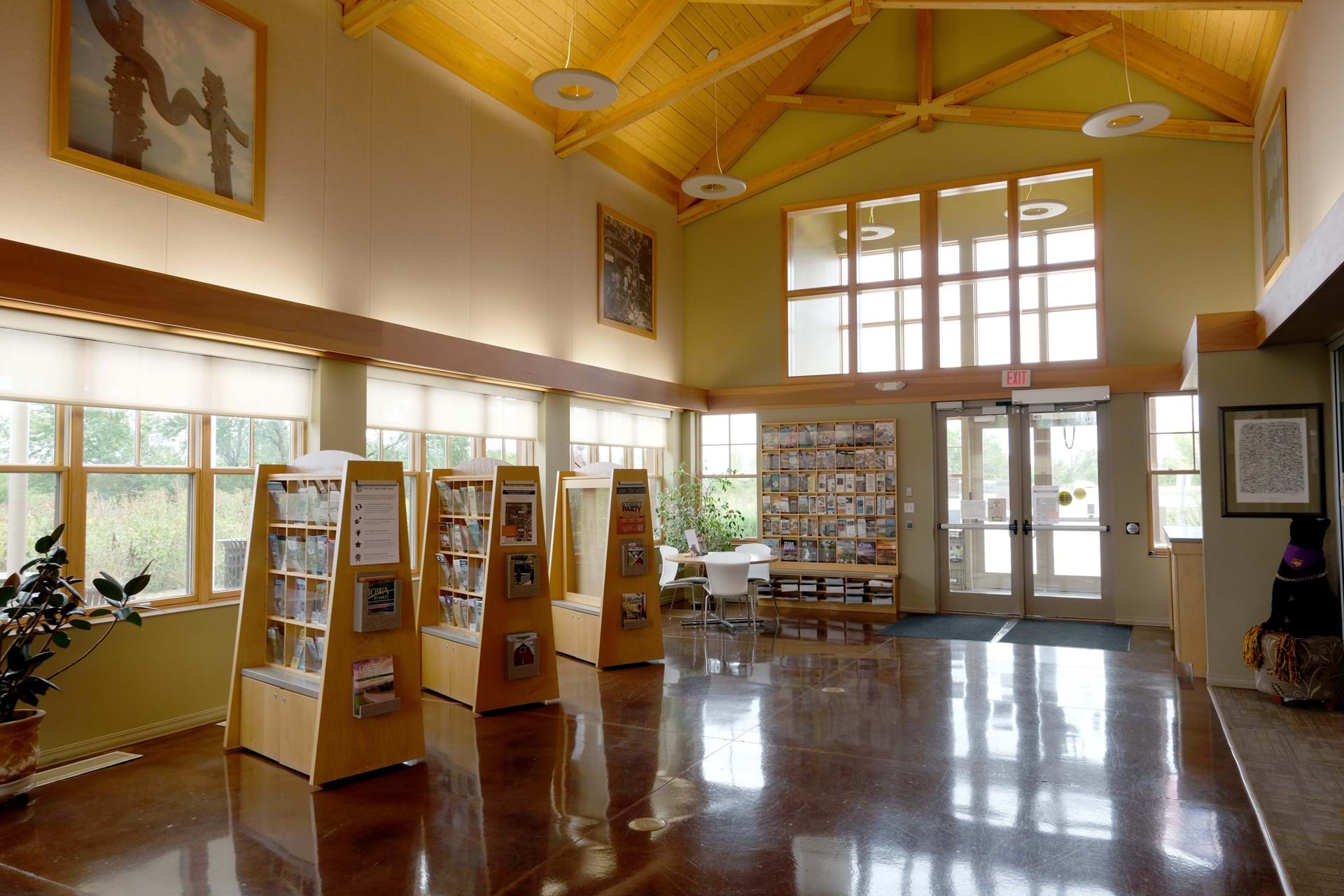  Visitor Center Interior with Brochure Racks