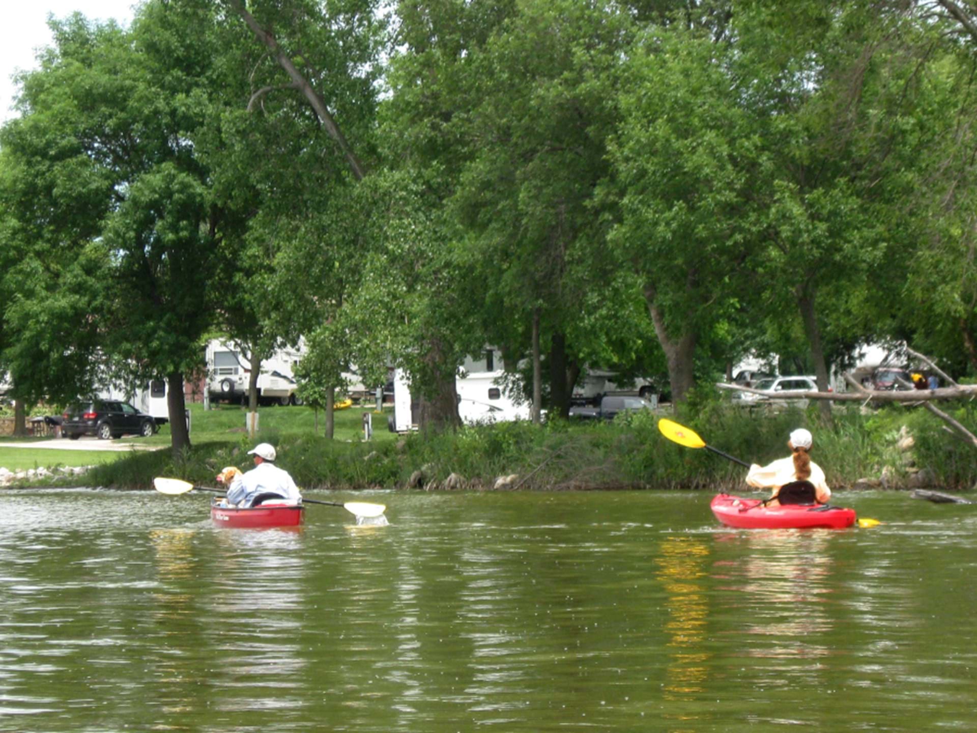 Canoes and Kayaks available for rent