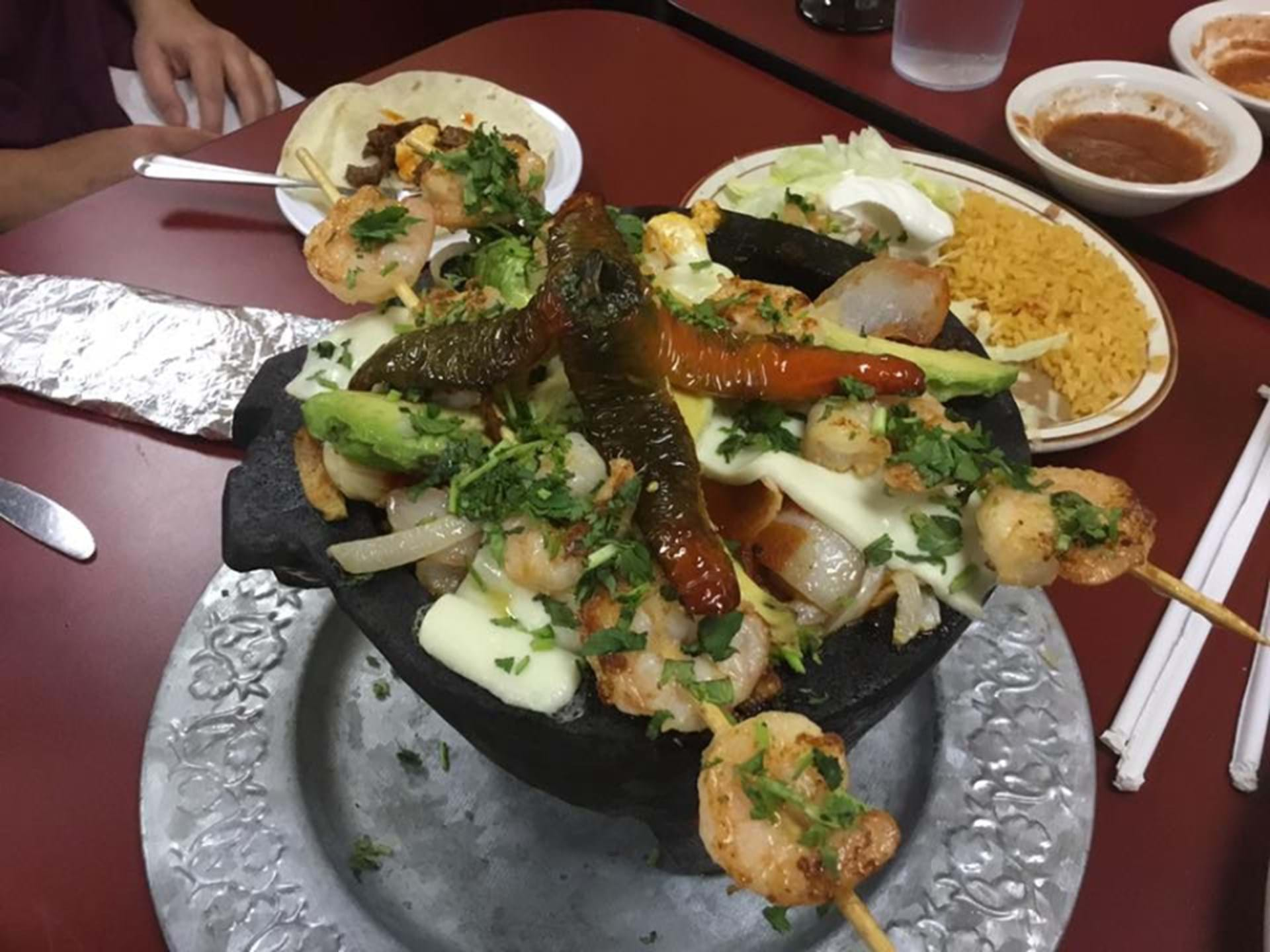 Molcajete dish   ( lava Rock )