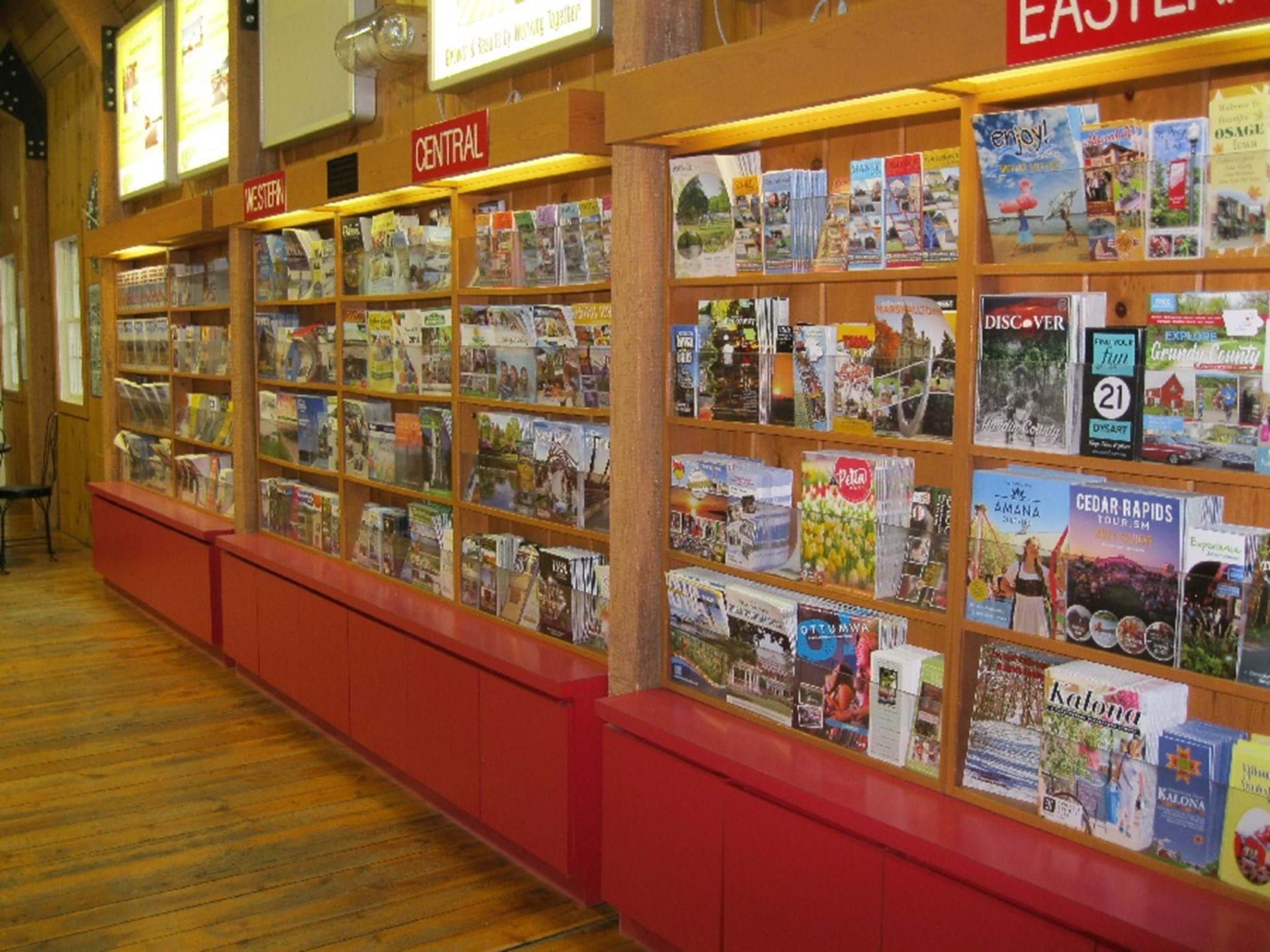 Travel guides from across the state of Iowa