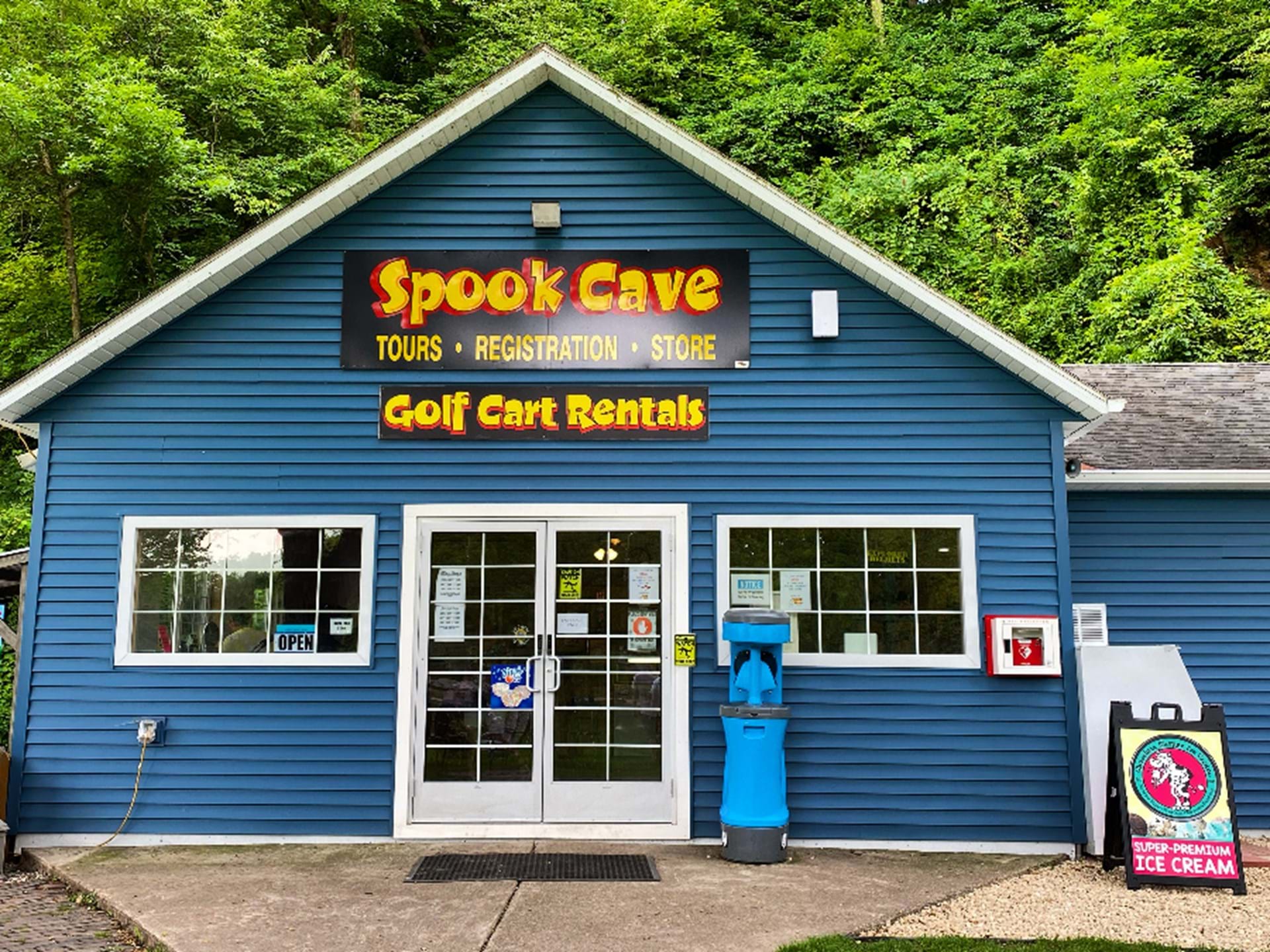 Spook Cave Store/Registration 