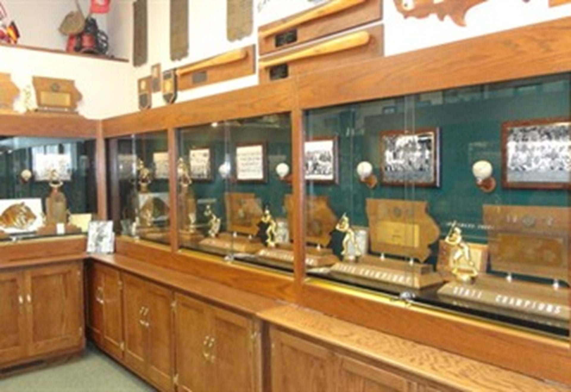 East Wall of Trophies