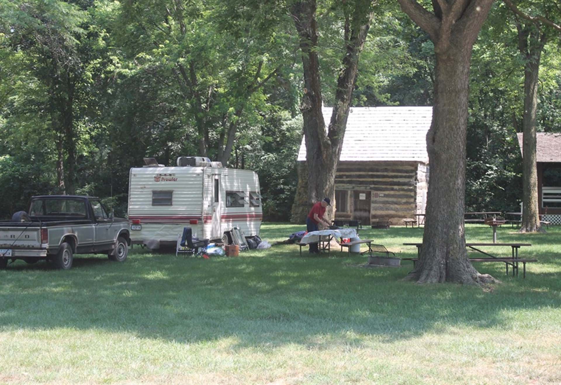 camping at Bell's Mill