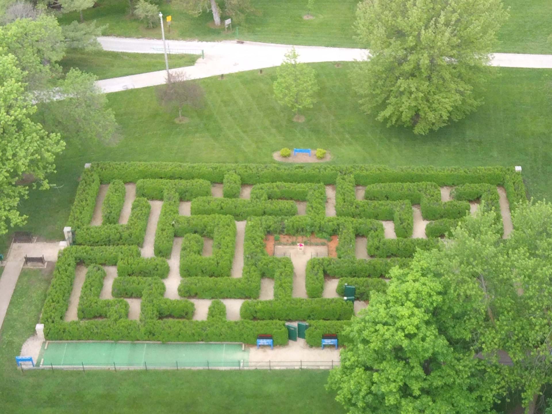 Hedge Maze at Winterset City Park
