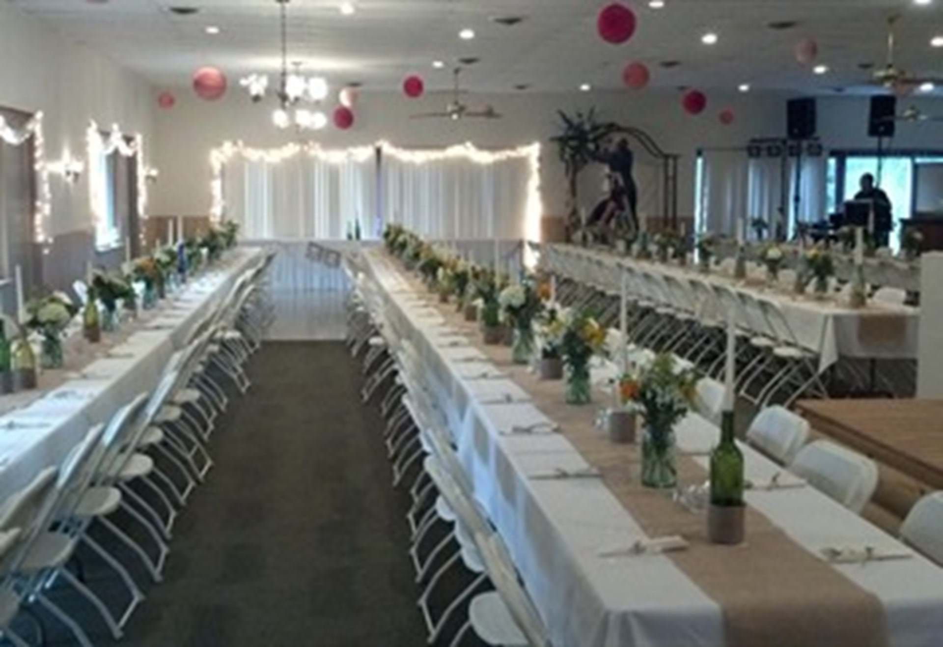 Room for Wedding Receptions