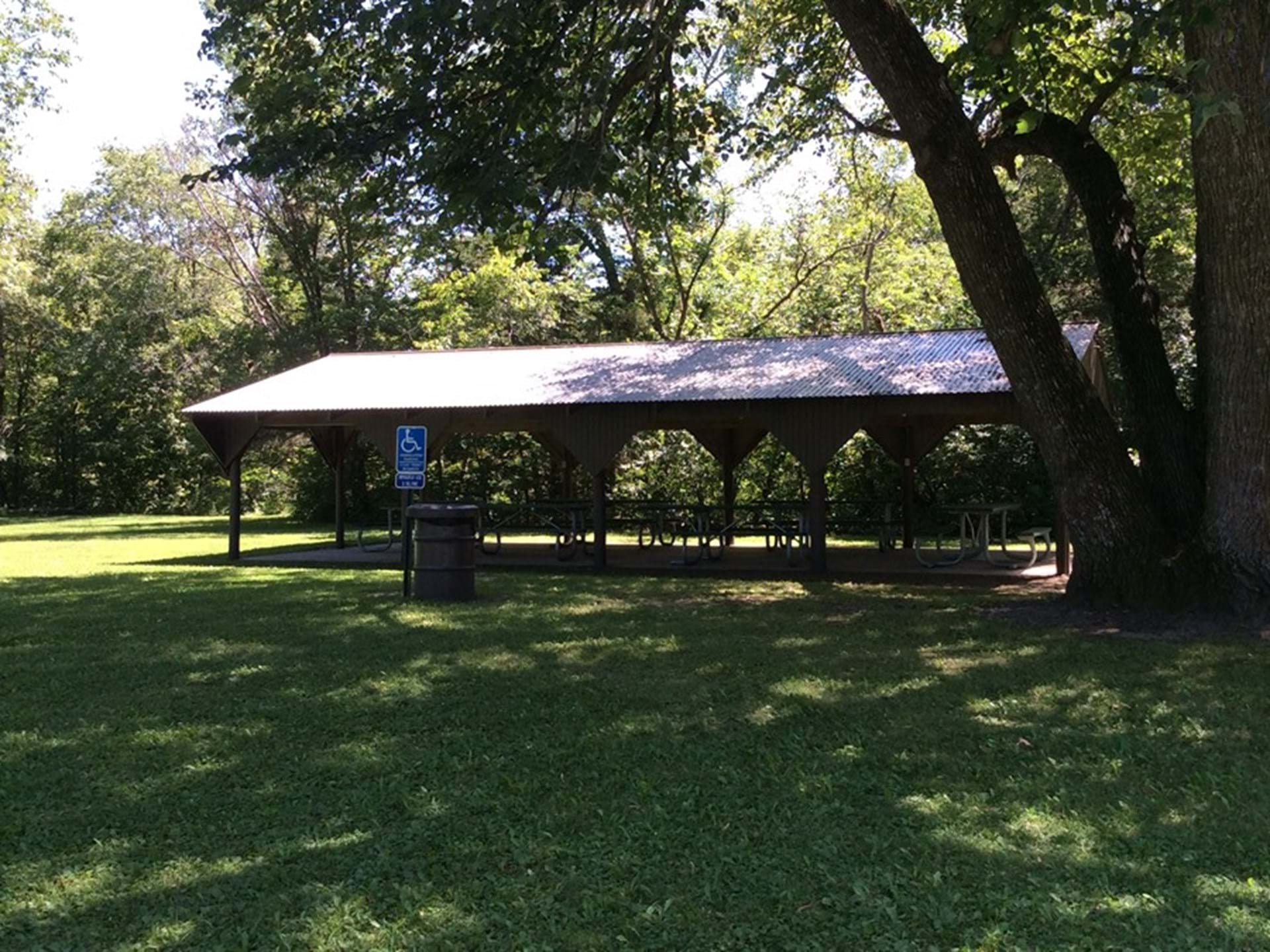 East picnic shelter