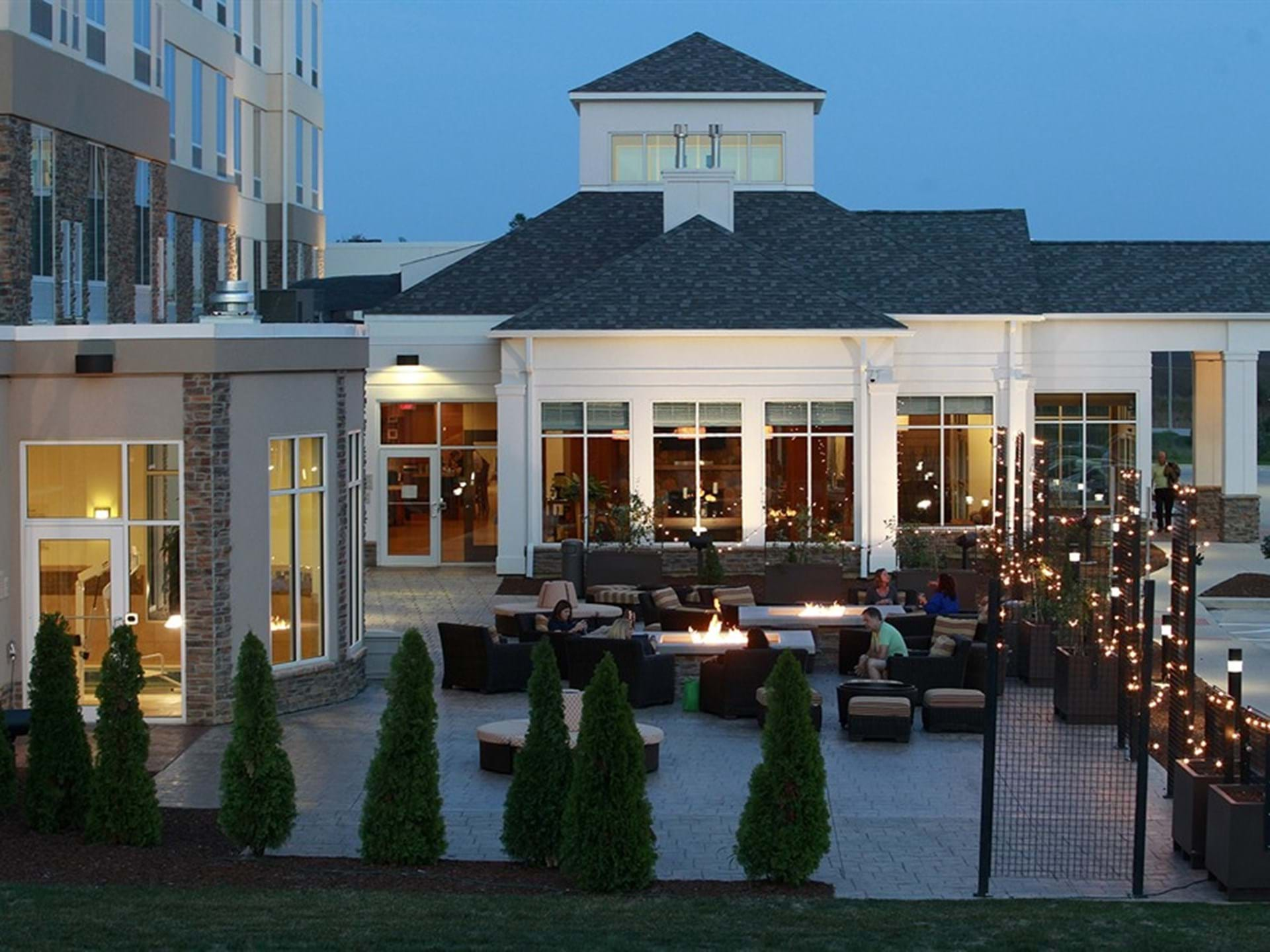 Patio with 2 Fire Pits