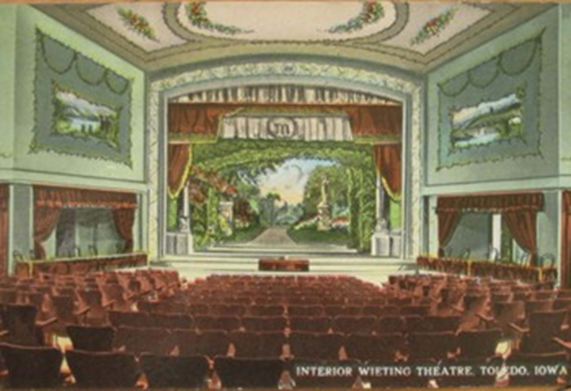 1912 Interior of the Wieting Theatre