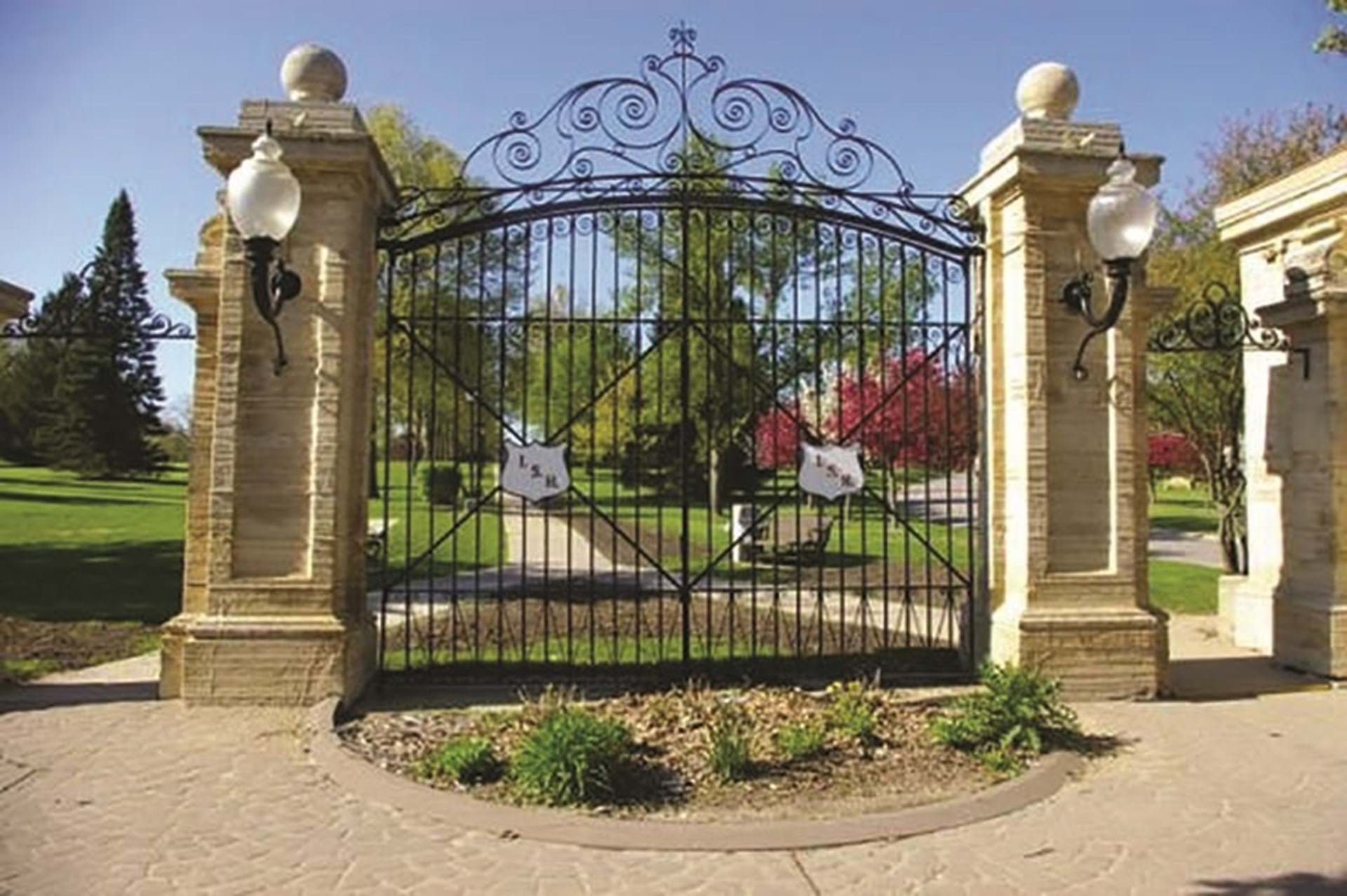 Iowa Veterans Home front gate