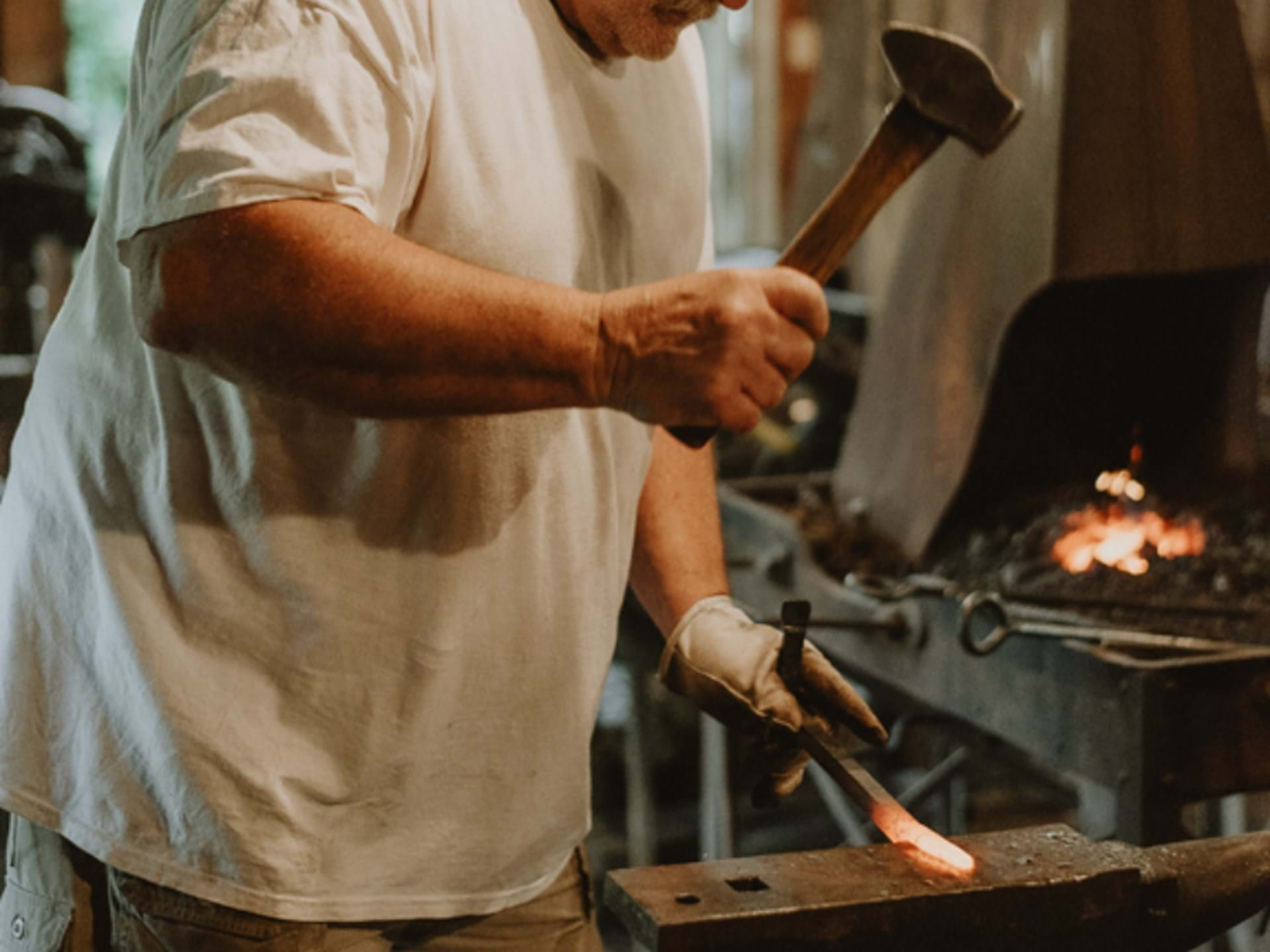 Blacksmithing with Bill and Mark