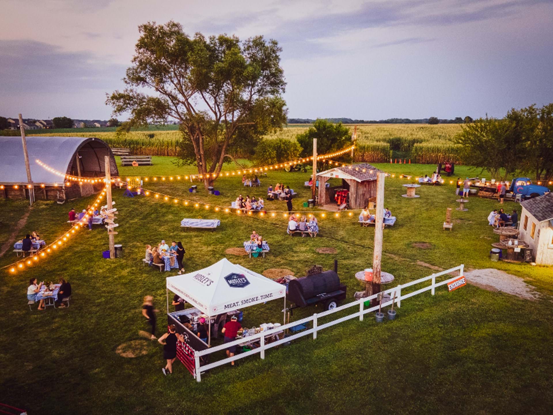 Feast in the Flowers farm dinner