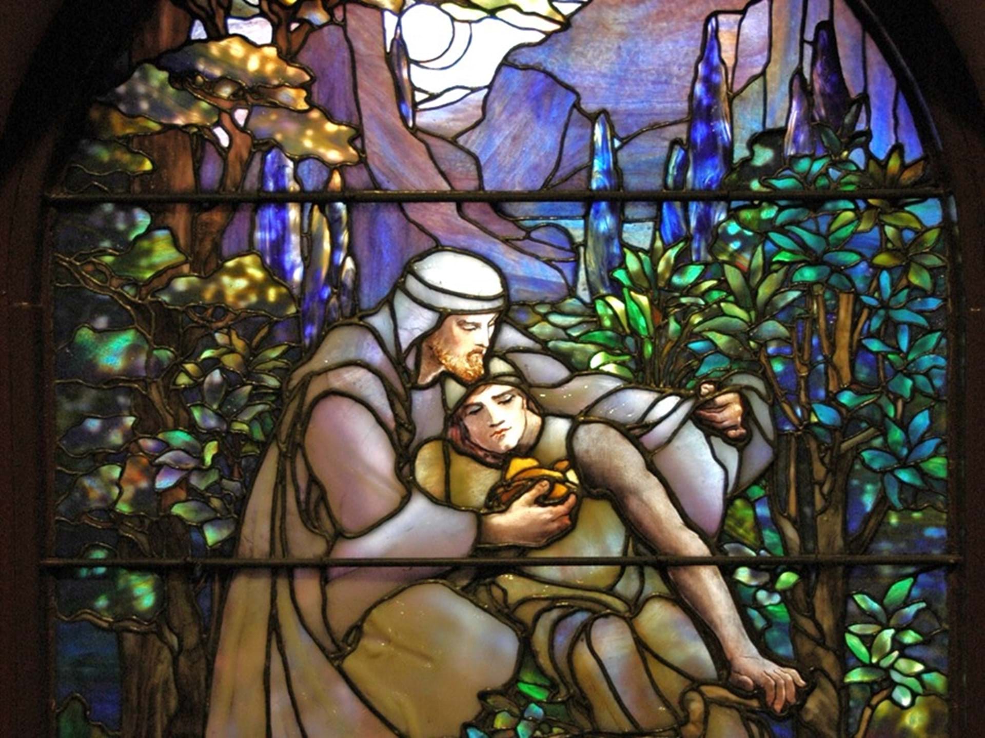 Tiffany Window - The Good Samaritan