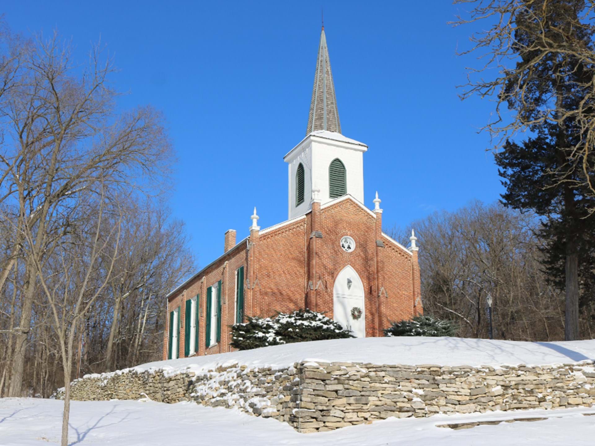 Bentonsport Presbyerian Church (Winter)