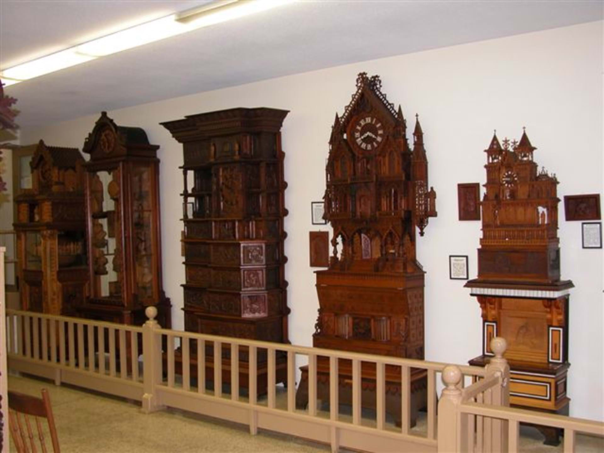 Some of clocks on display