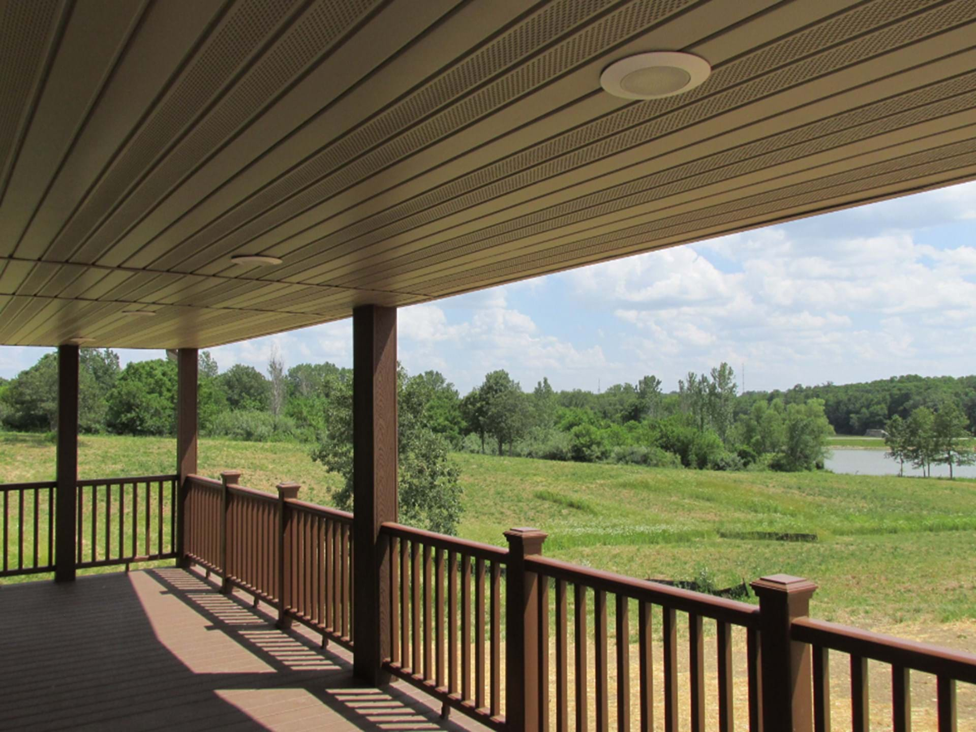 Summit Cabin Deck View