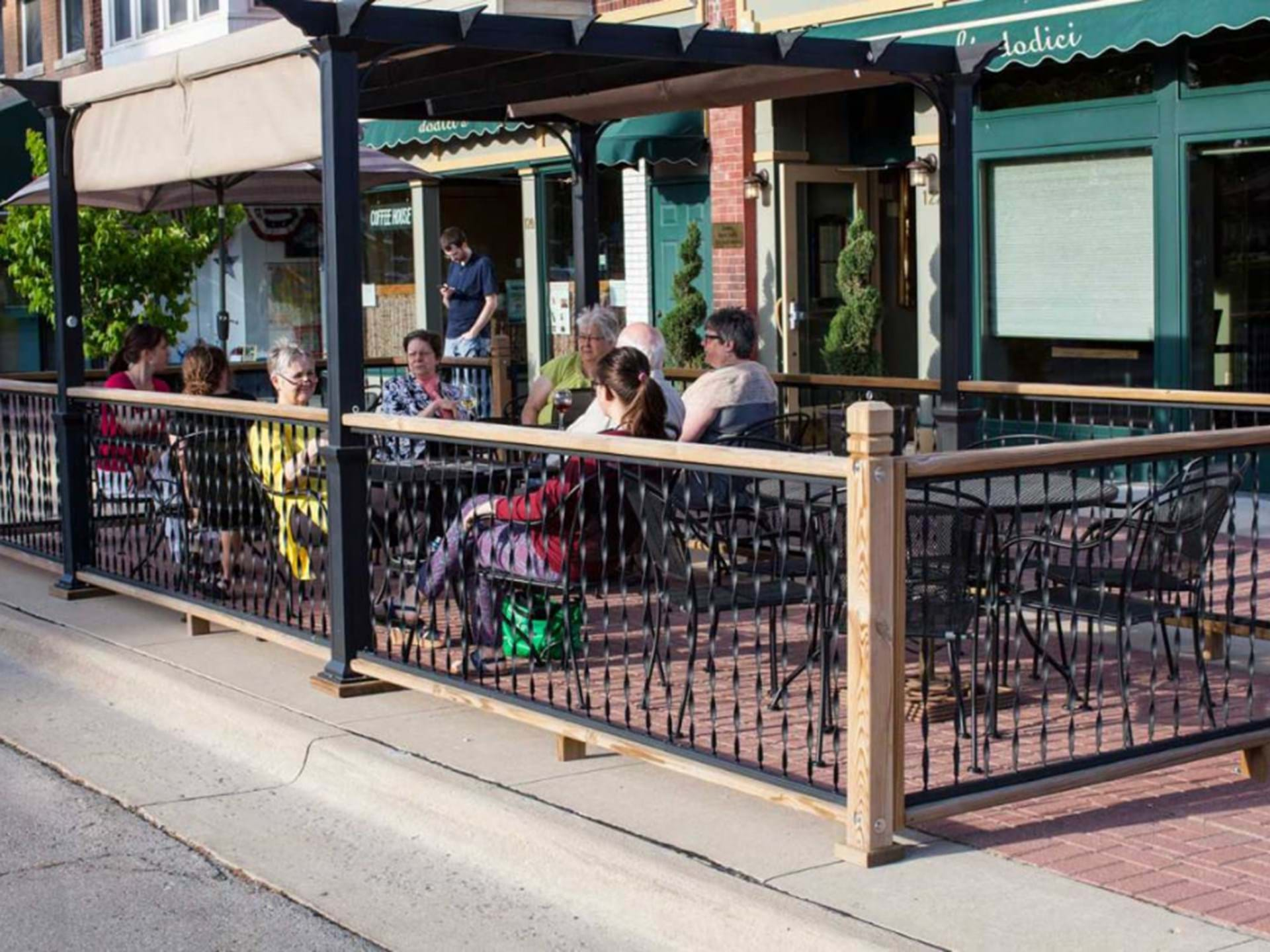 Enjoy dining outside