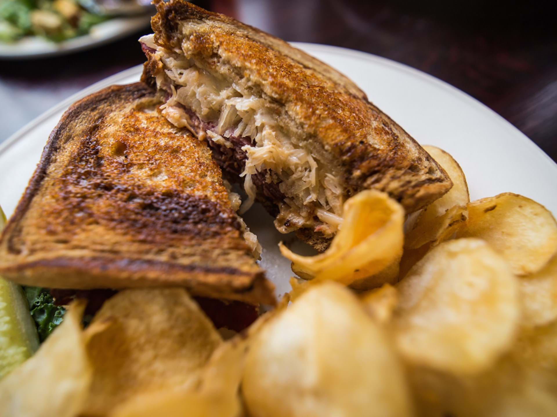 Our lunch guests love our classic Reuben