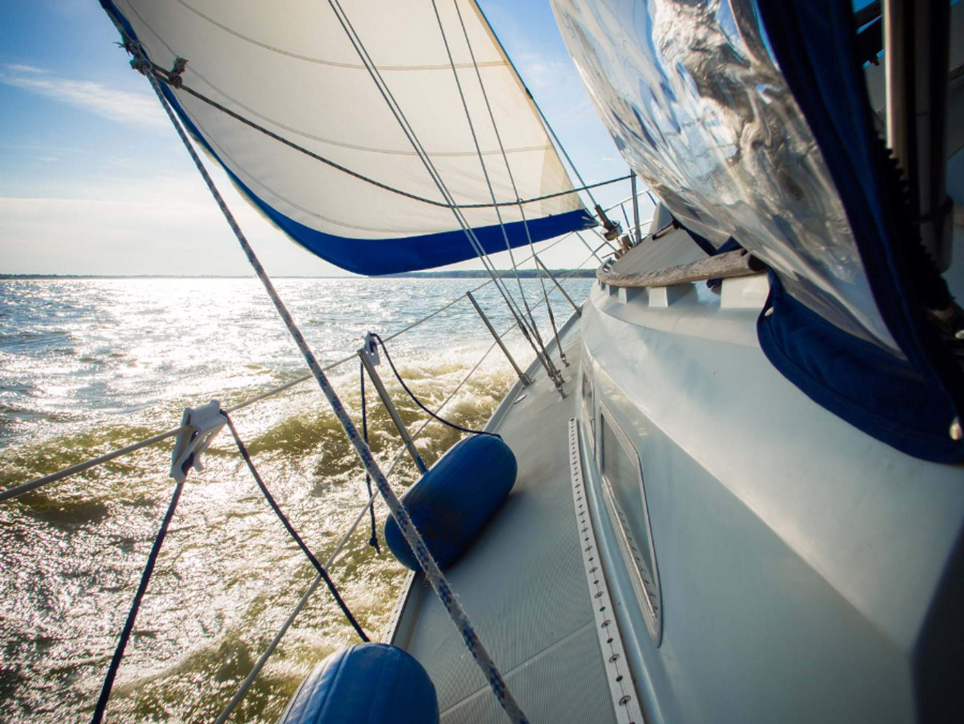 Rathbun Lake offers some of the best sailing in Iowa.