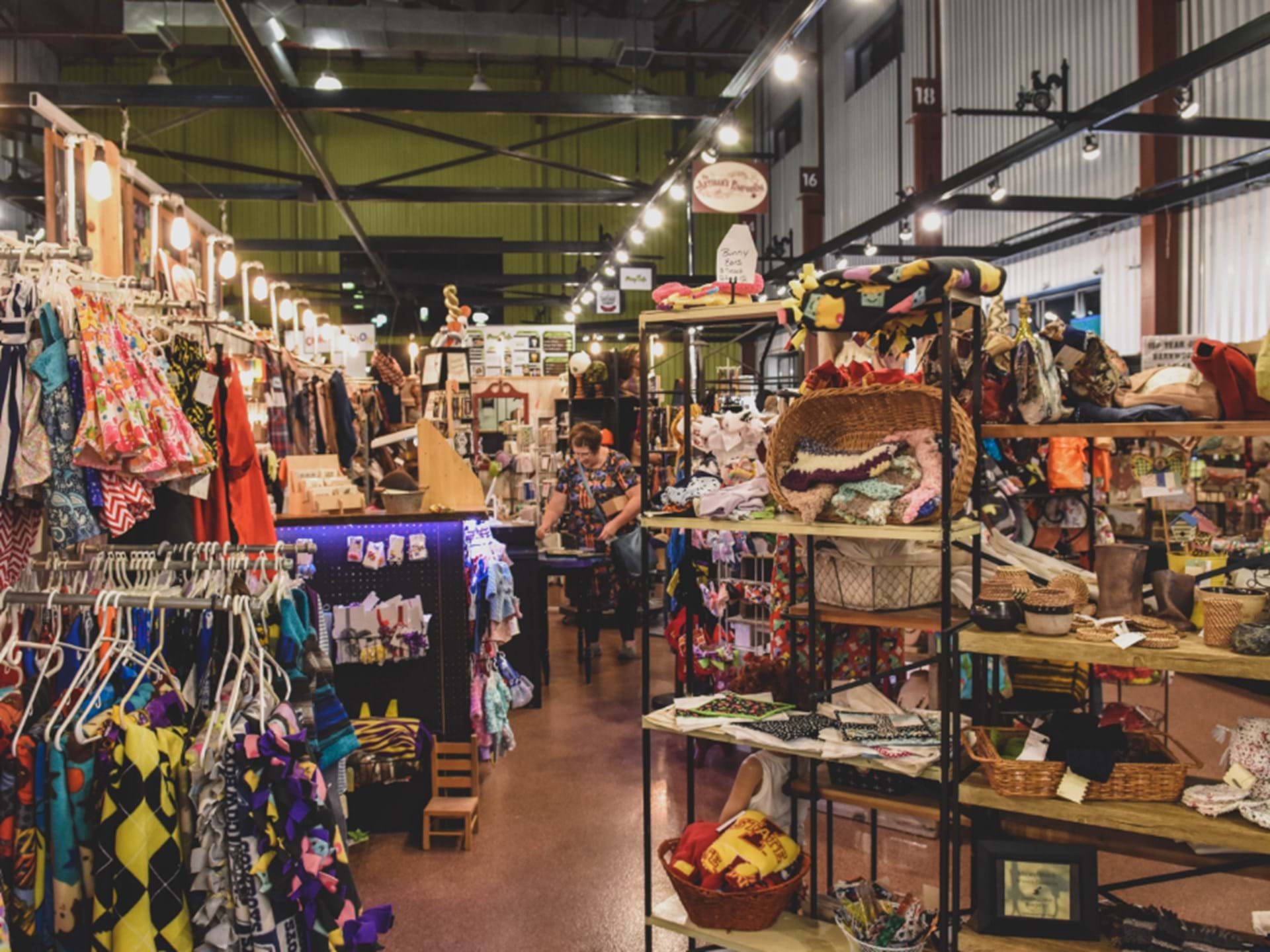 NewBo City Market is host to many local artisans and crafters selling their wares. 