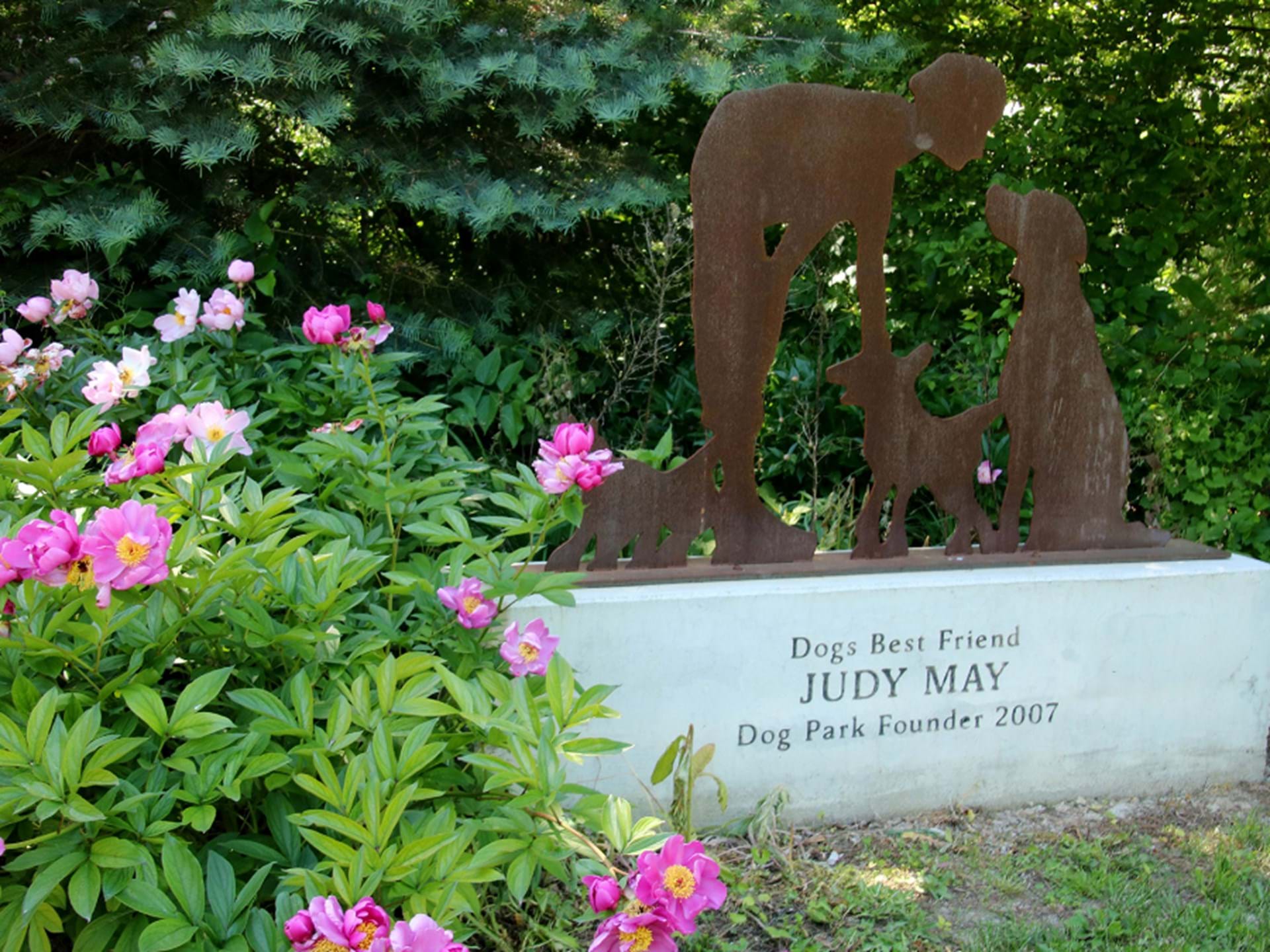 To Judy May, Dog Park Founder