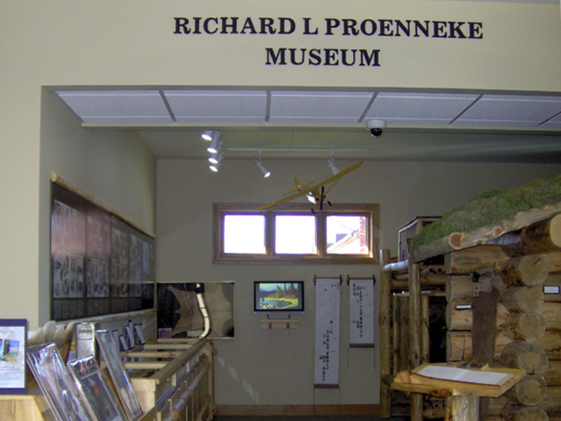Exhibit Area of Richard L Proenneke Museum
