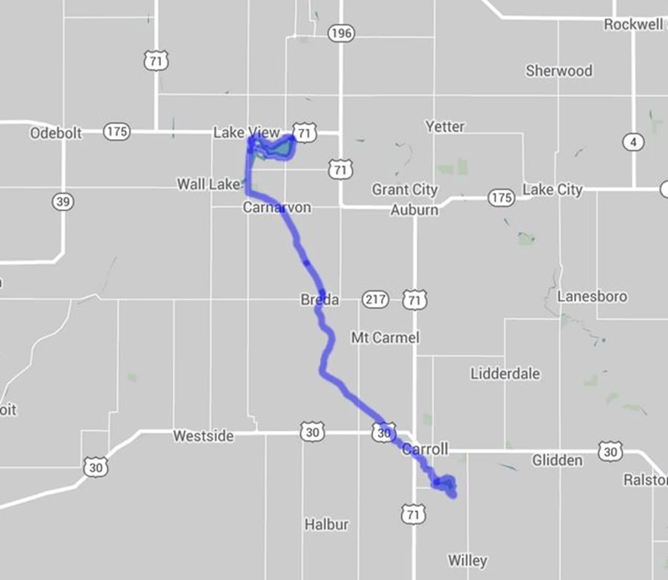 Sauk Rail Trail Lake View Trailhead Lake View, Iowa Travel Iowa