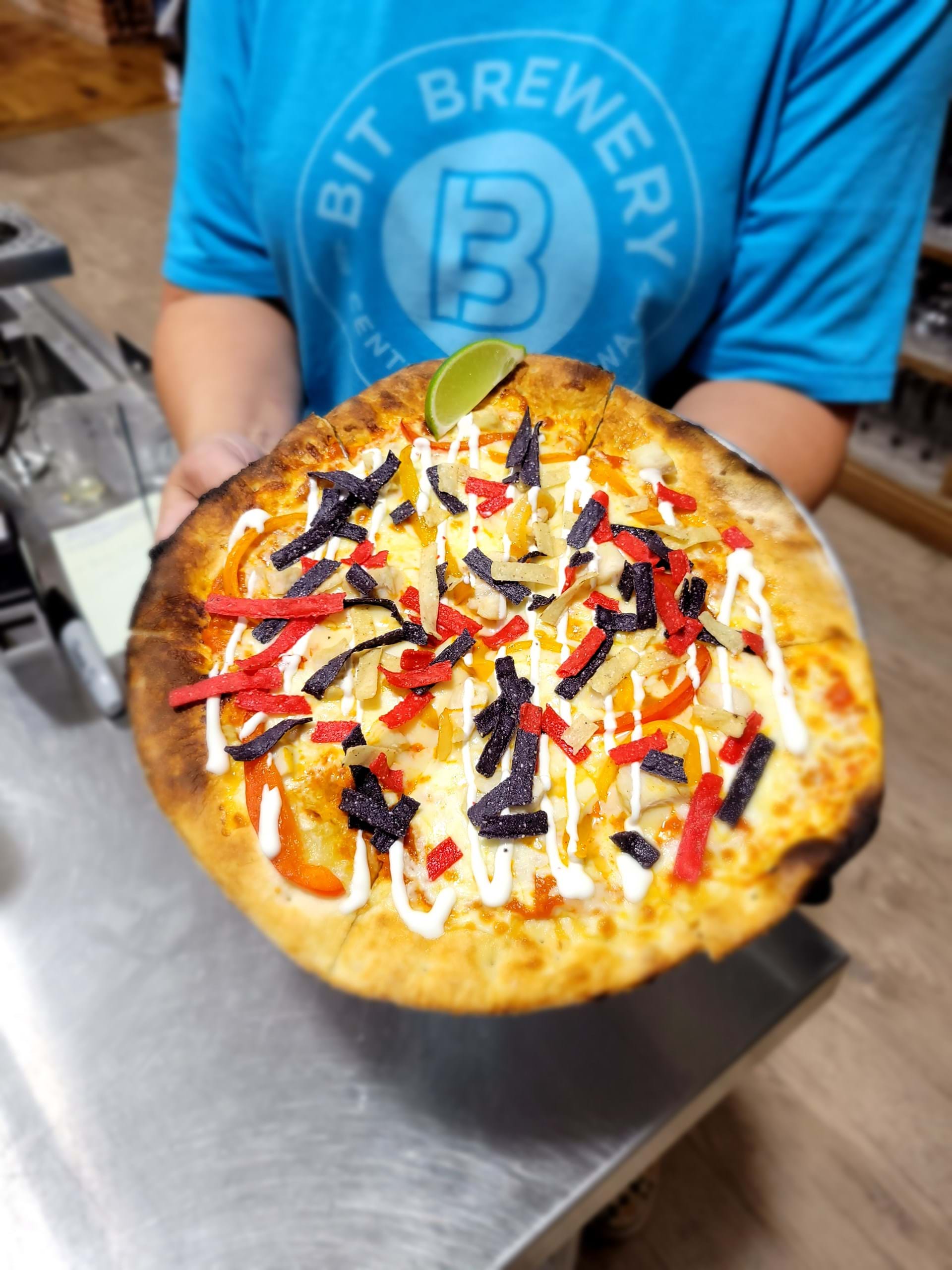Wood-fired brick oven pizzas!