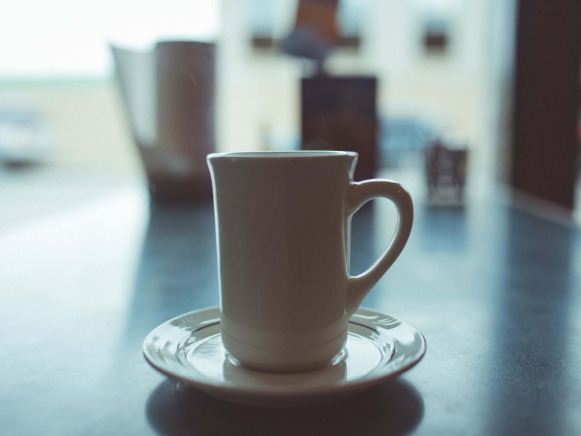 Coffee on the Counter at Second Street Cafe