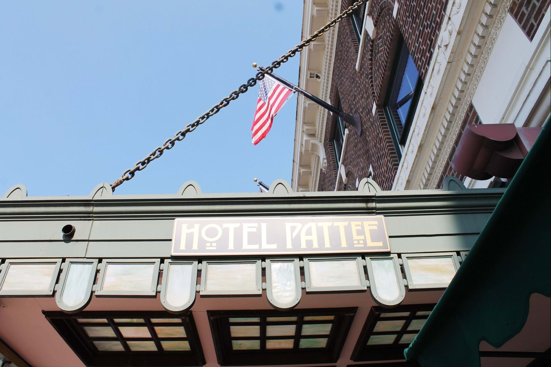 Hotel Pattee marquee 