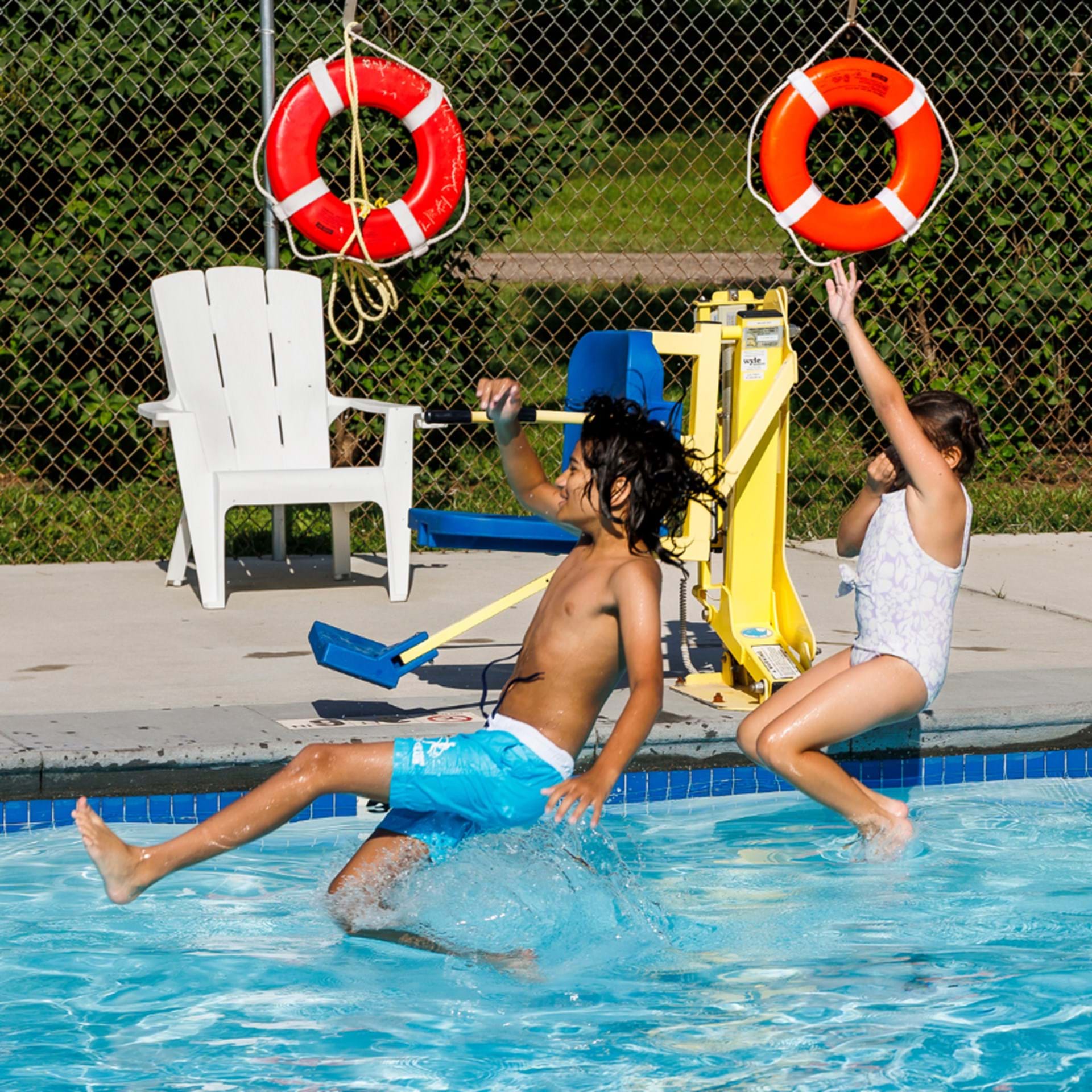 Relax and splash around in our sparkling pool, the perfect spot for sunny days and family fun.