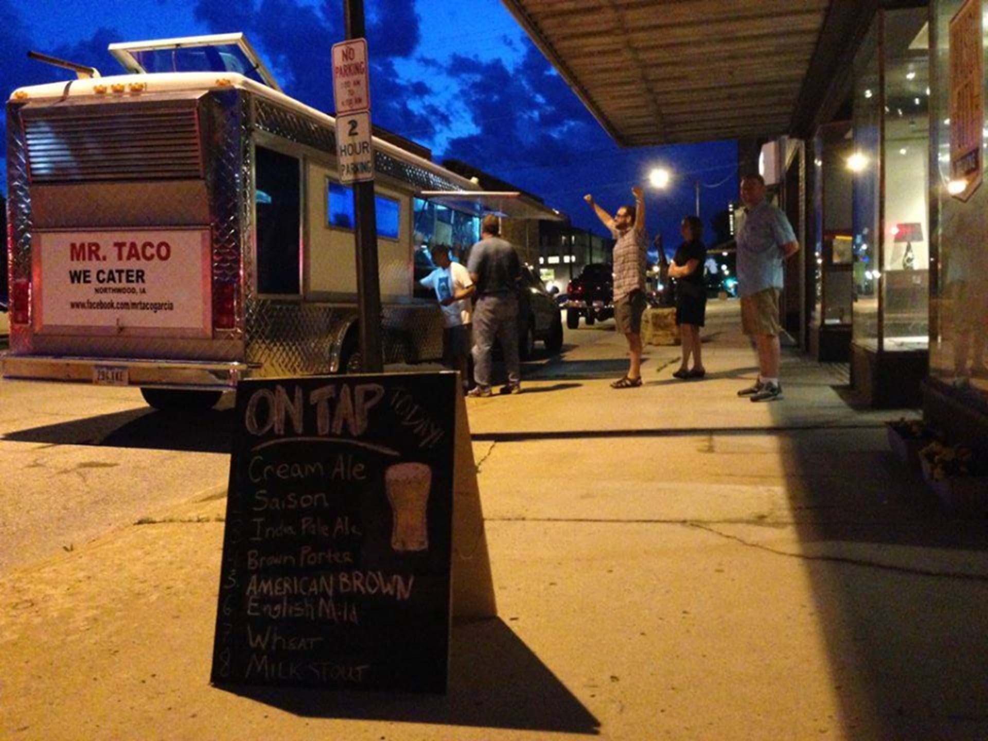 Sometimes we have a food truck 