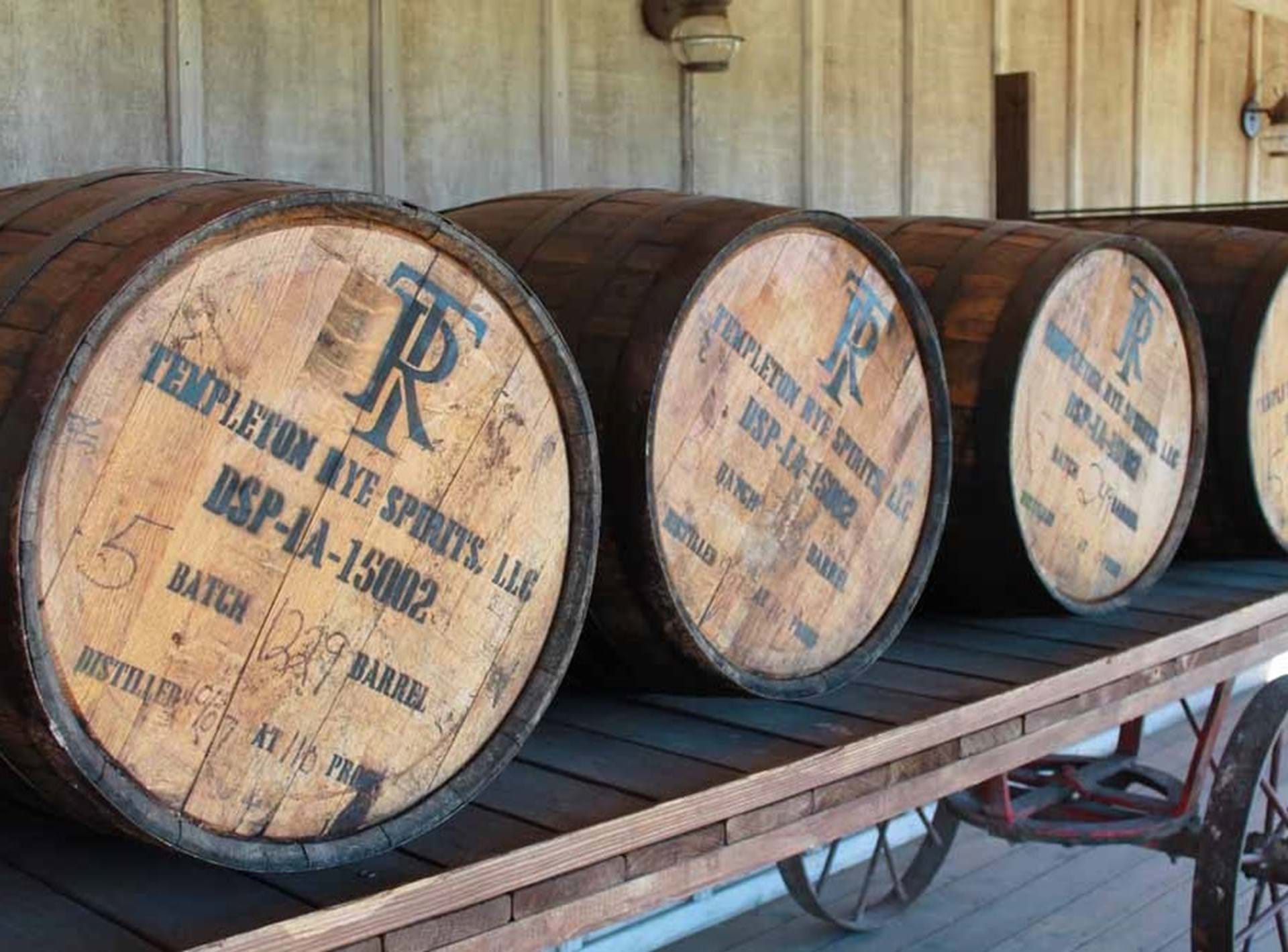 Templeton Rye Barrels