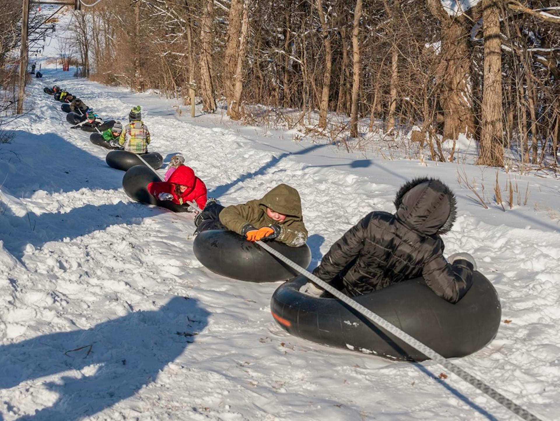 Hillview Park Tubing Hill Hinton, Iowa Travel Iowa
